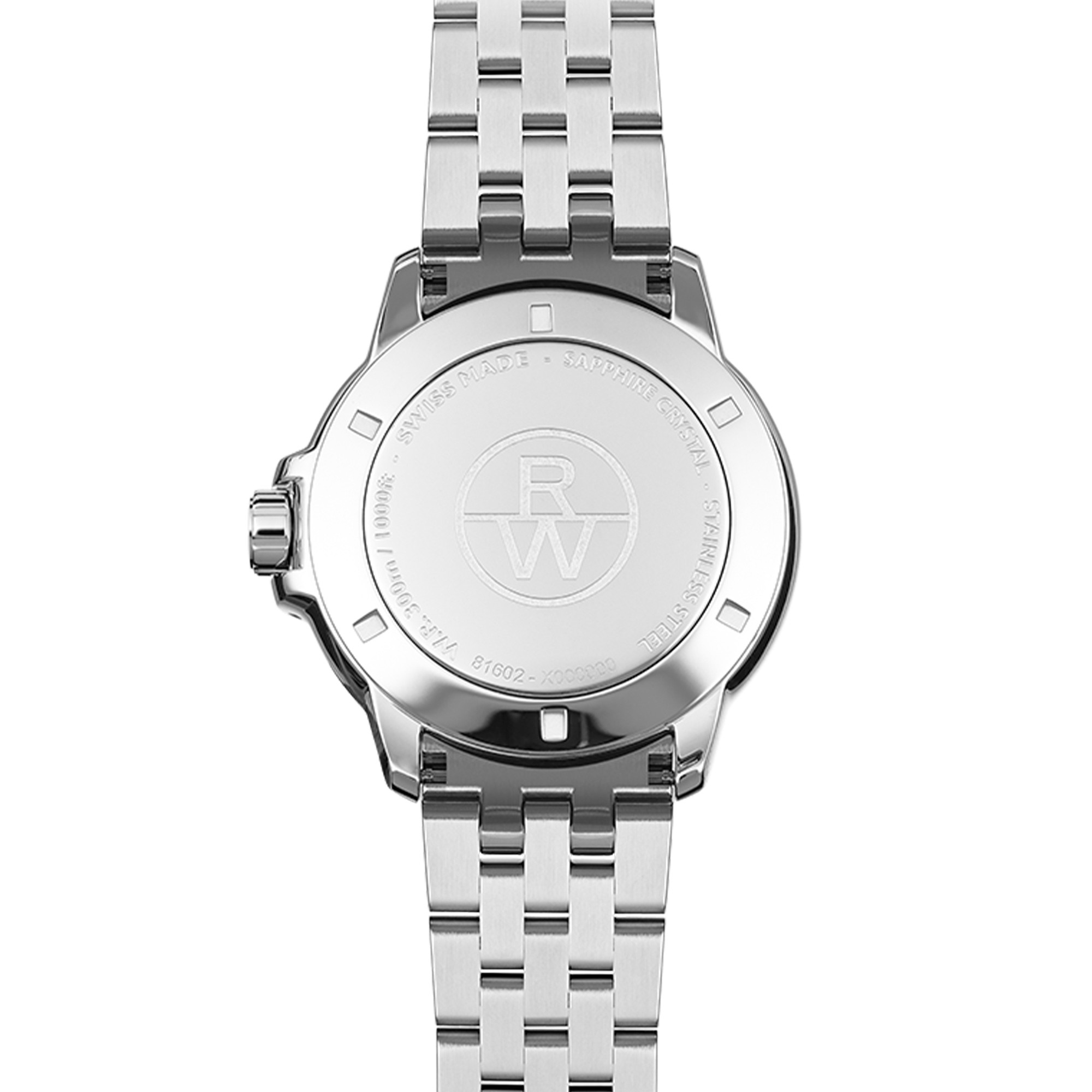 RAYMOND WEIL Tango Black Dial 41mm Silver Stainless Steel Bracelet 8160-ST-20041 - 3