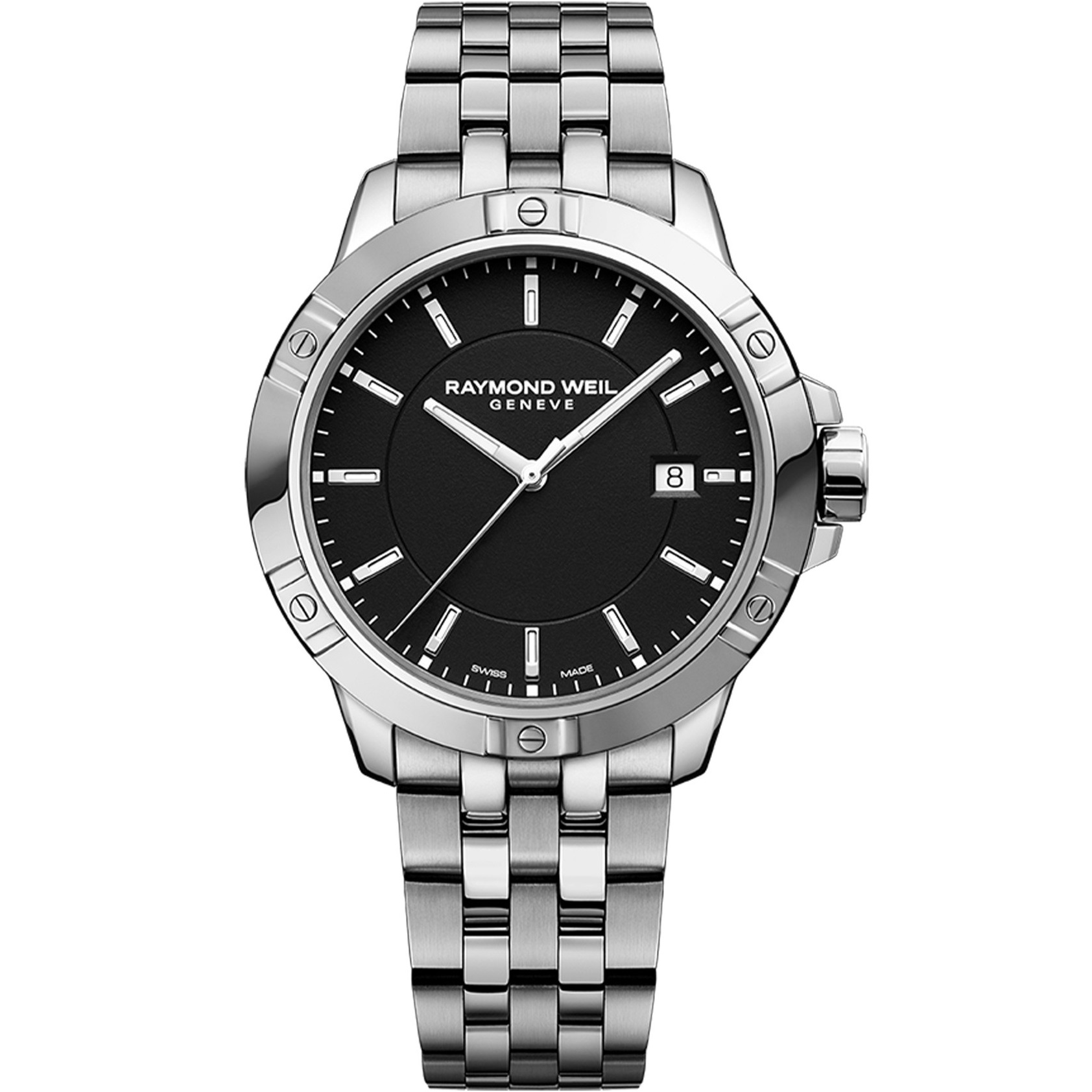 RAYMOND WEIL Tango Black Dial 41mm Silver Stainless Steel Bracelet 8160-ST-20041 - 