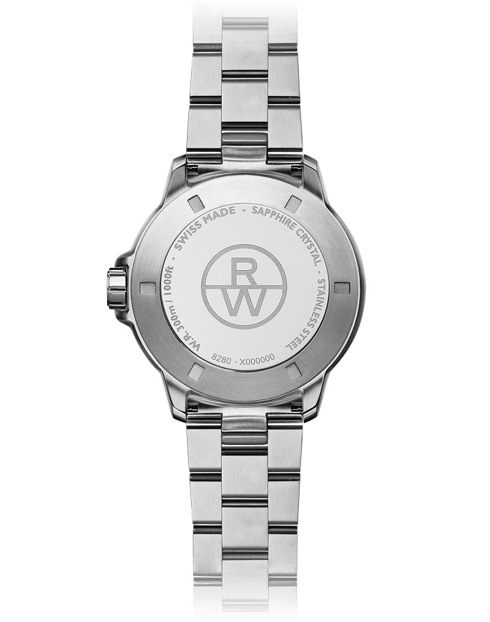 RAYMOND WEIL Tango Diver GMT 42mm Silver Stainless Steel Bracelet 8280-ST3-20001 - 4