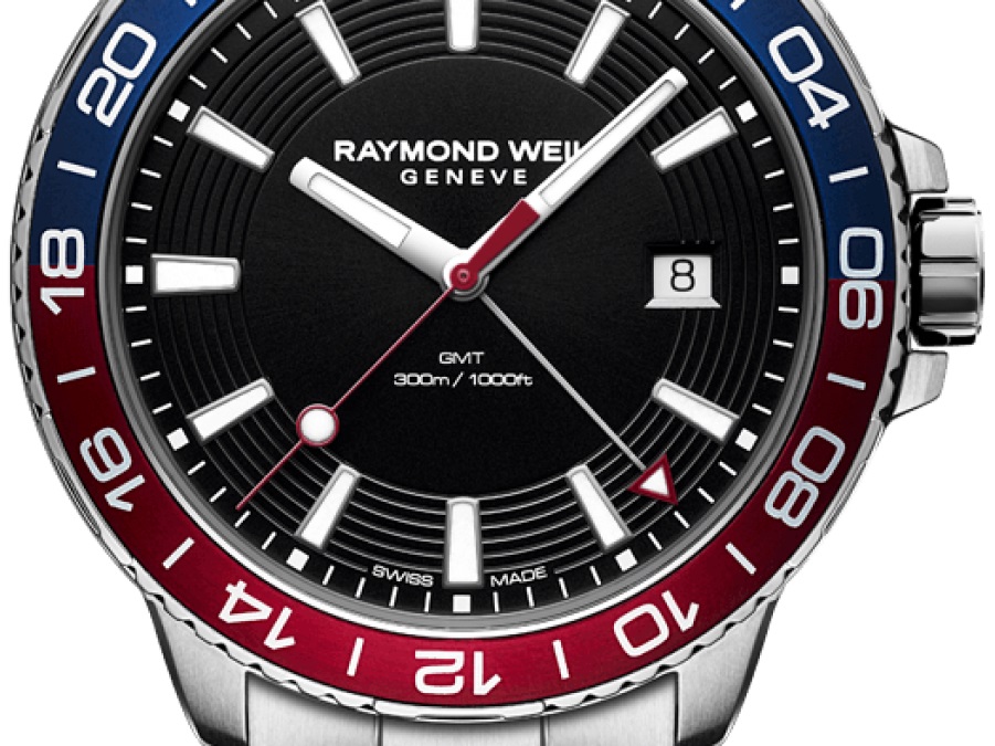 RAYMOND WEIL Tango Diver GMT 42mm Silver Stainless Steel Bracelet 8280-ST3-20001 - 