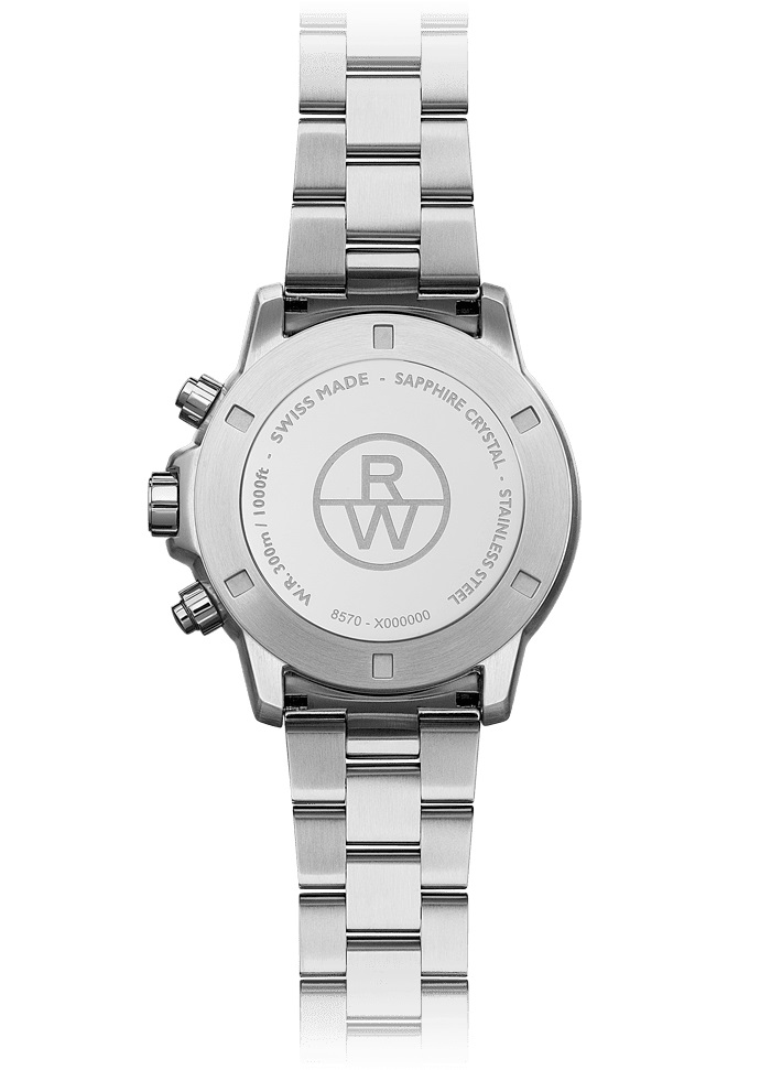 RAYMOND WEIL Tango Chronograph 43mm Silver Stainless Steel Bracelet 8570-ST2-05207 - 3