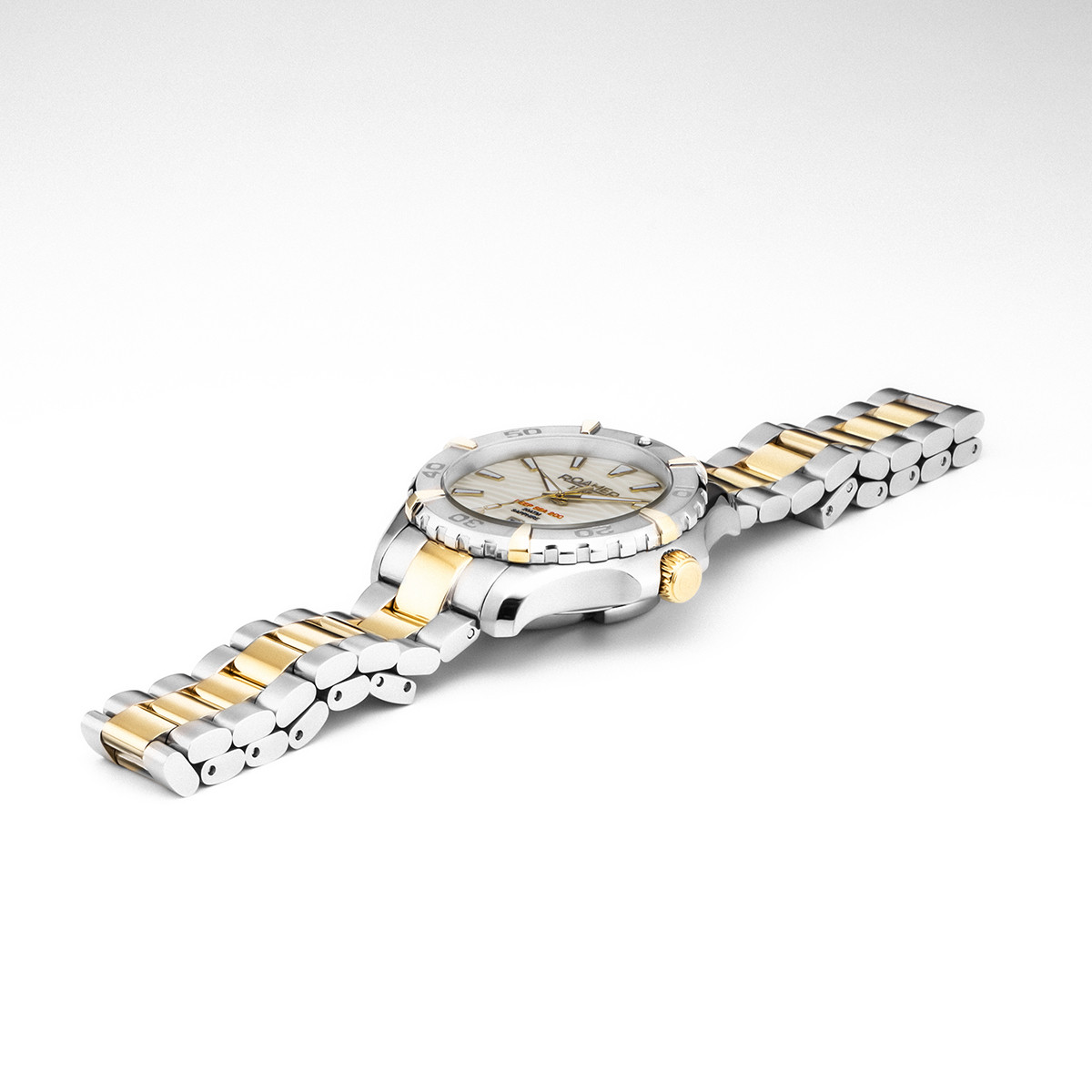 ROAMER Deep Sea 200 Ladies White Pearl Dial 34mm Two Tone Gold Stainless Steel Bracelet 860844-47-20-20 - 3