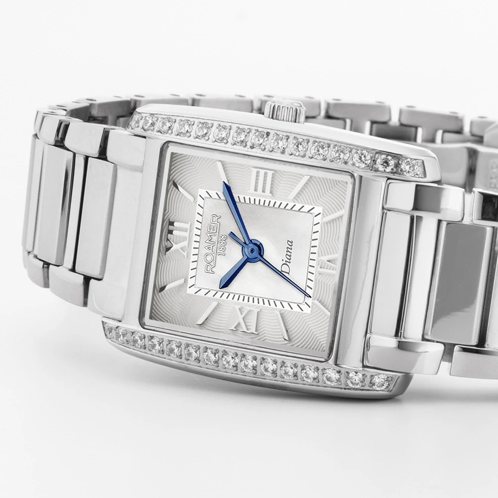 ROAMER Diana White Pearl Dial 17x23mm Silver Stainless Steel Bracelet 869647-41-20-20 - 3