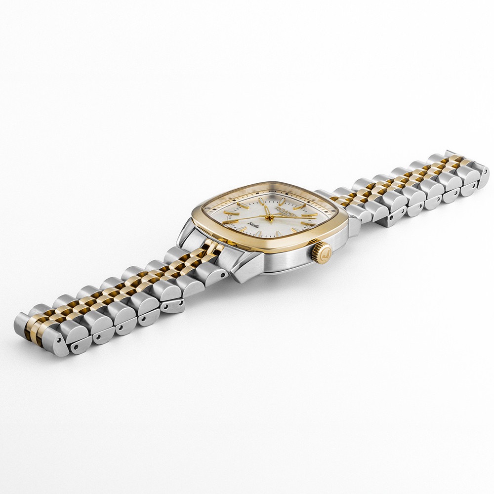 ROAMER Stella White Pearl Dial 32.5mm Two Tone Gold Stainless Steel Bracelet 966847-47-20-20 - 3
