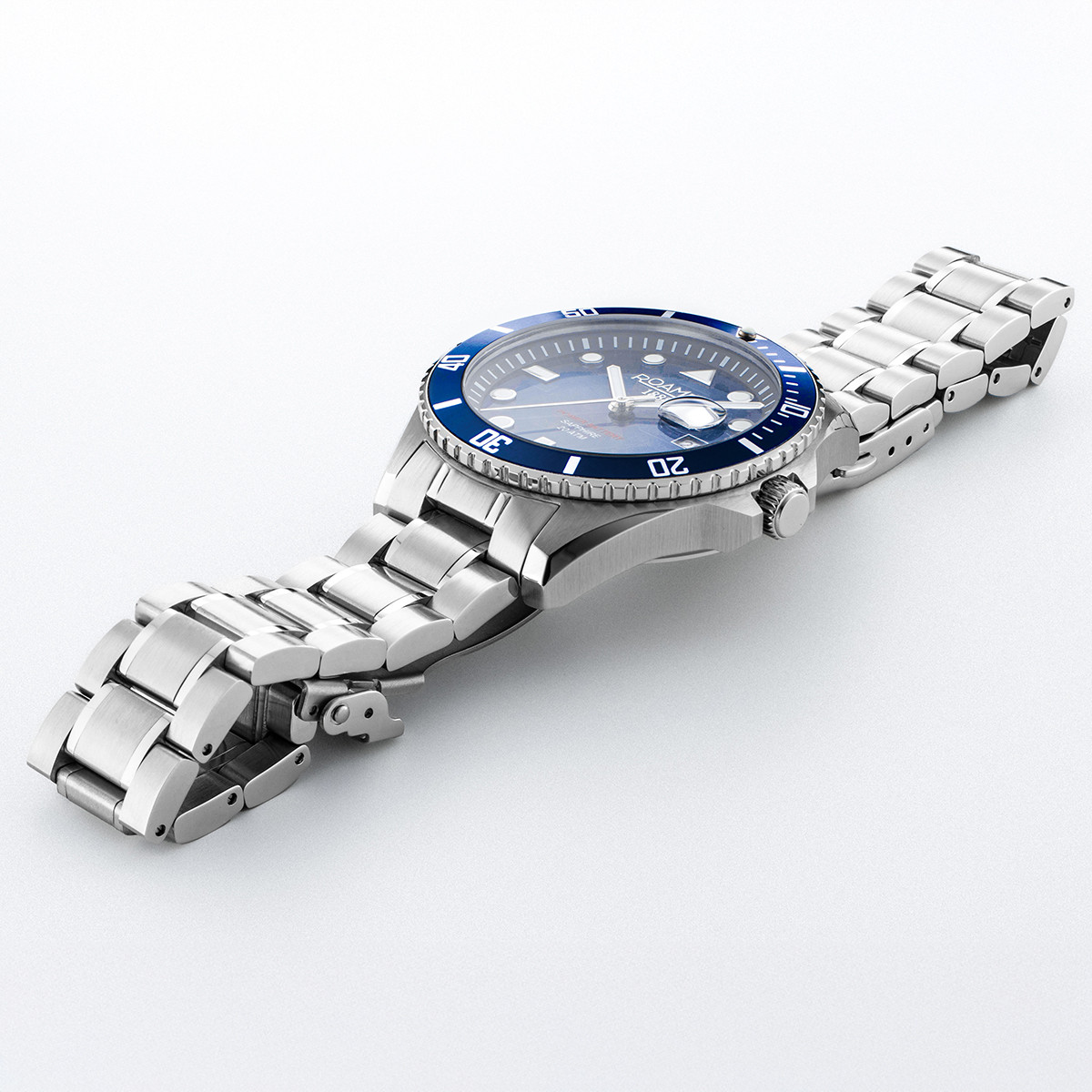 ROAMER Pro Scuba 200 Blue Dial 43mm Silver Stainless Steel Bracelet 969845-41-45-20 - 3