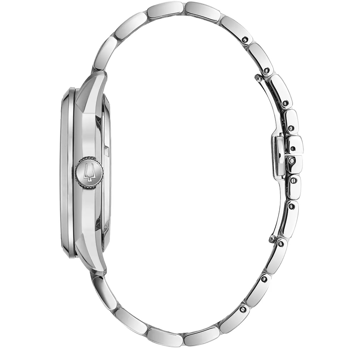 BULOVA Sutton Skeleton Automatic Black Dial 43mm Silver Stainless Steel Bracelet 96A208 - 4