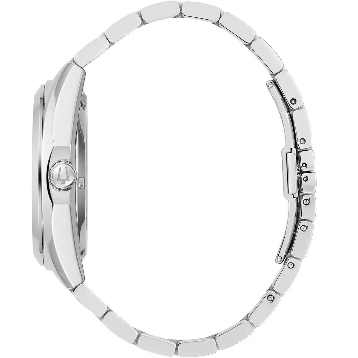 BULOVA Surveyor Open Aperture Automatic Black Dial 42mm Silver Stainless Steel Bracelet 96A270 - 3