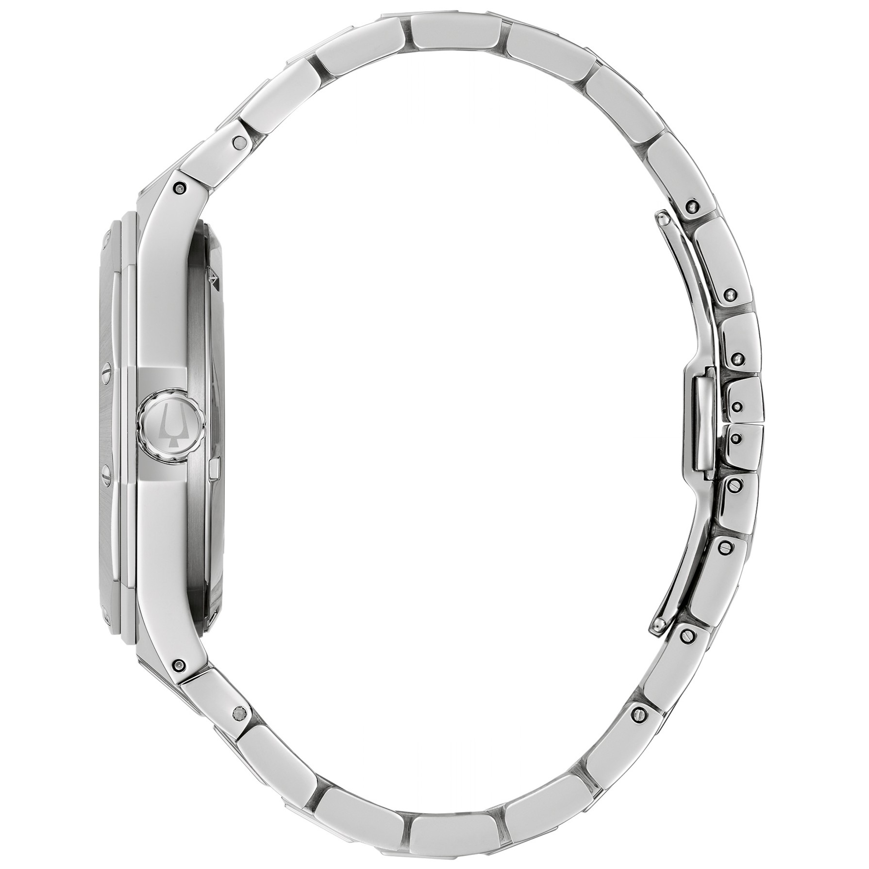 BULOVA Prestige Skeleton Automatic Blue Dial 42mm Silver Stainless Steel Bracelet 96A352 - 3