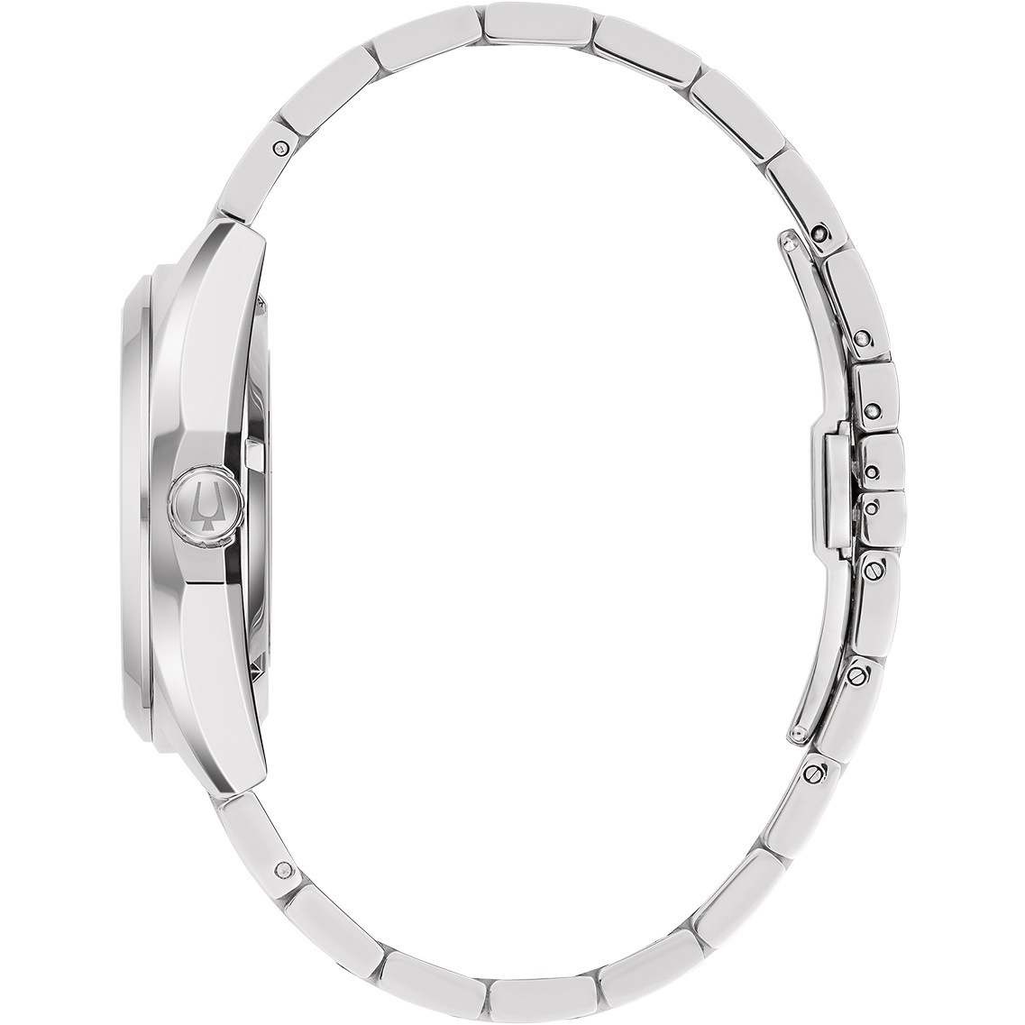 BULOVA Surveyor Automatic Light Blue Dial 39mm Silver Stainless Steel Bracelet 96B469 - 4