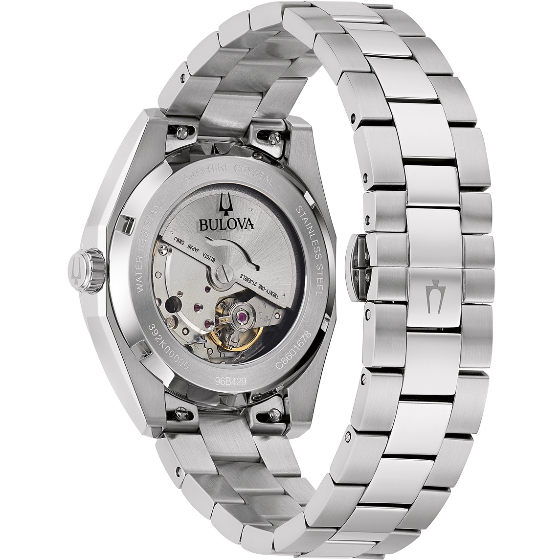 BULOVA Surveyor Automatic Light Blue Dial 39mm Silver Stainless Steel Bracelet 96B469 - 3