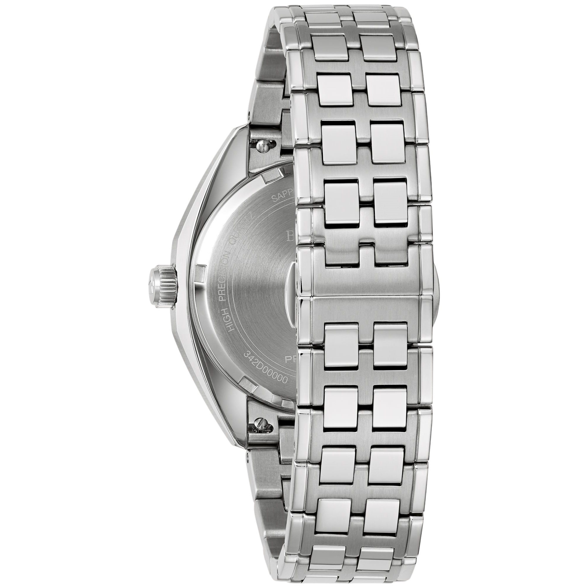 BULOVA Jet Star Precisionist Red Gradient Dial 40mm Silver Stainless Steel Bracelet 96B401 - 5