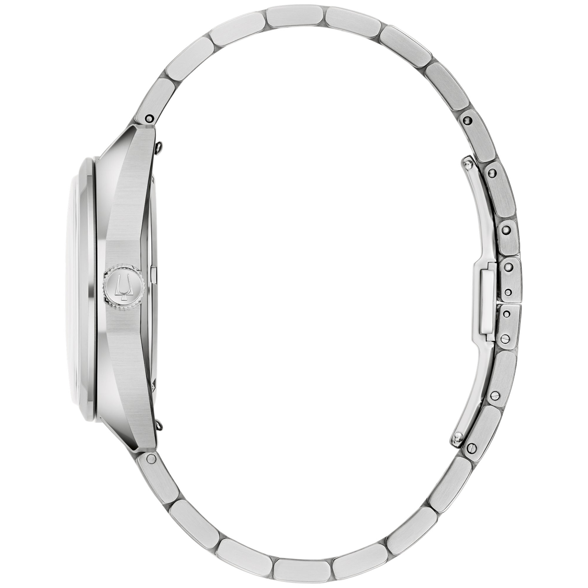 BULOVA Jet Star Precisionist Red Gradient Dial 40mm Silver Stainless Steel Bracelet 96B401 - 4