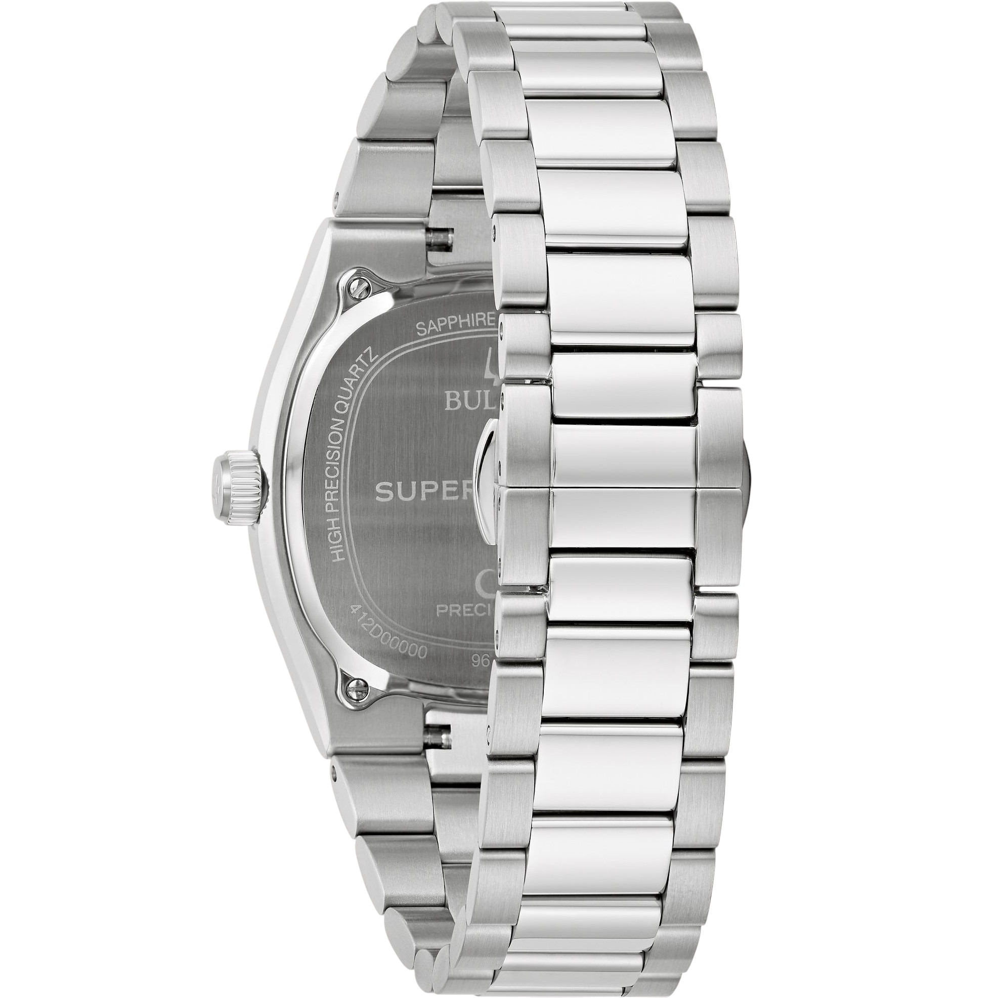 BULOVA Super Seville Precisionist Green Dial 37.5mm Silver Stainless Steel Bracelet 96B439 - 4
