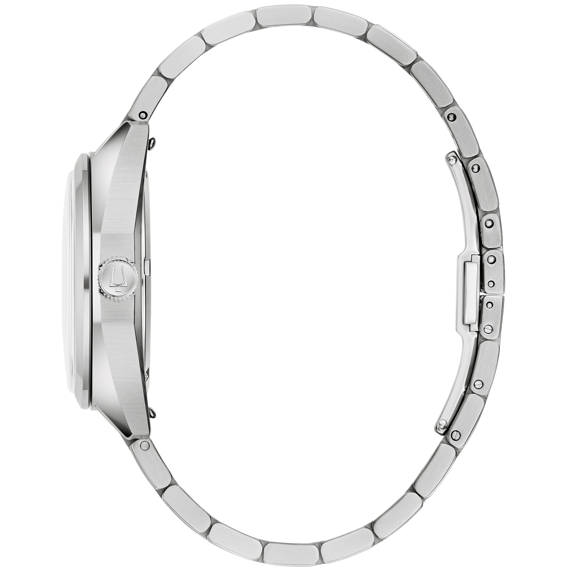 BULOVA Jet Star Precisionist Grey Dial 40mm Silver Stainless Steel Bracelet 96B472 - 