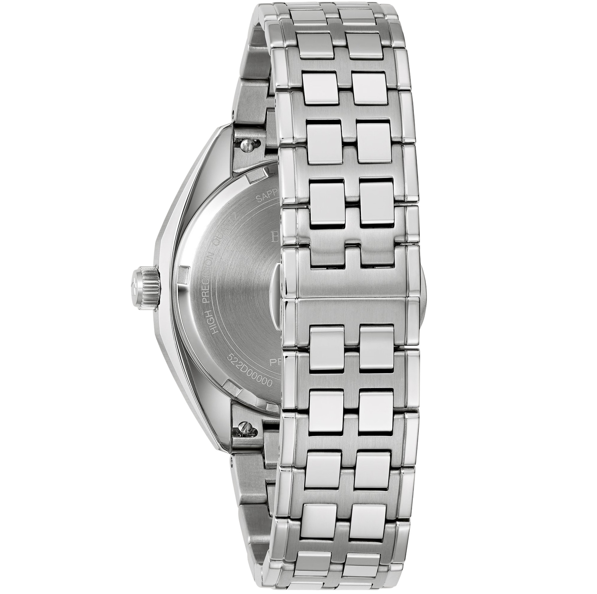 BULOVA Jet Star Precisionist Grey Dial 40mm Silver Stainless Steel Bracelet 96B472 - 3