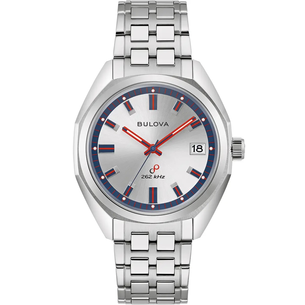 BULOVA Jet Star Precisionist 50th Anniversary Limited Edition Silver Dial 40mm Silver Stainless Steel Bracelet 96K112 - 3