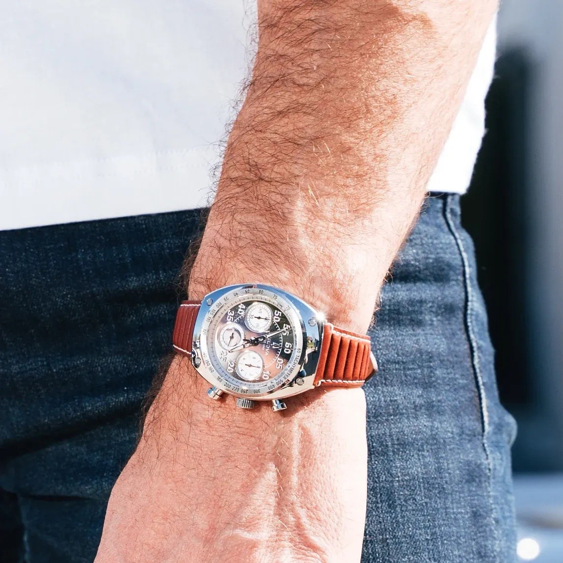 BULOVA Shelby Racer 50th Anniversary Limited Edition Chronograph Silver Dial 40.5mm Silver Stainless Steel Bracelet 96K118 - 
