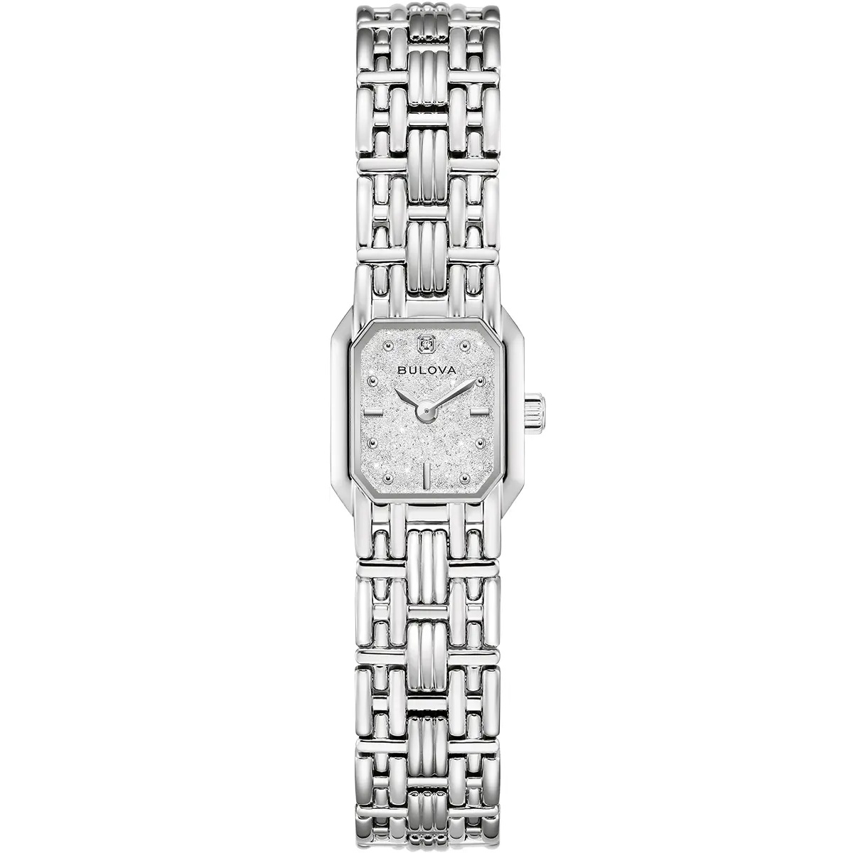 BULOVA Goddess Of Time Silver Dial 16mm Silver Stainless Steel Bracelet 96P263 - 