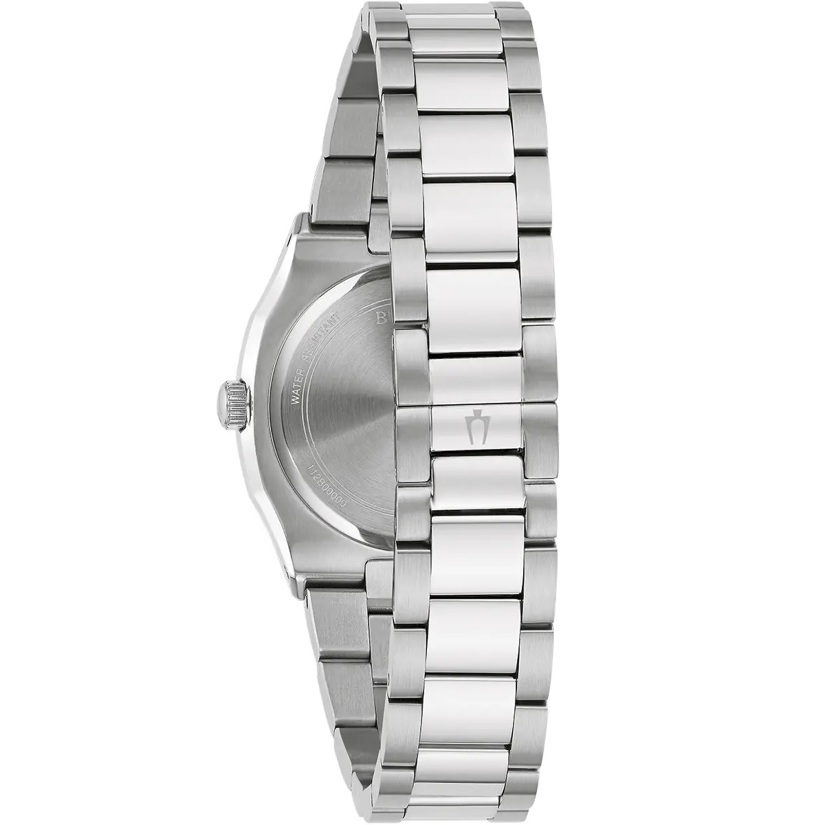 BULOVA Surveyor Diamonds White Pearl Dial 31mm Silver Stainless Steel Bracelet 96R245 - 4