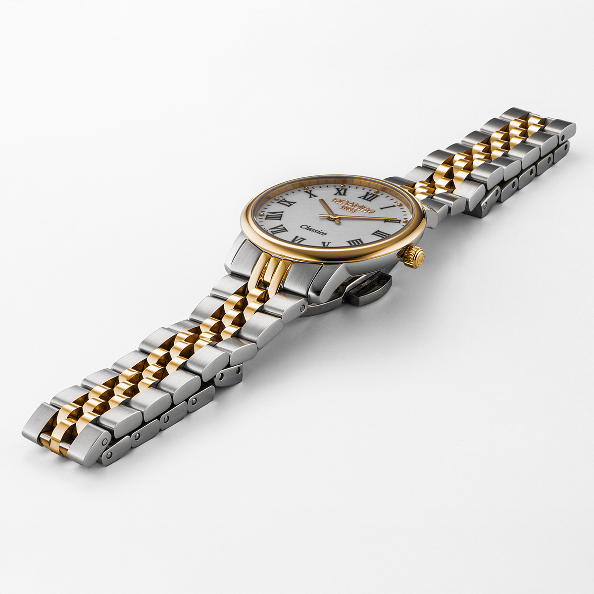 ROAMER Classico Ladies White Dial 30mm Two Tone Gold Stainless Steel Bracelet 971857-48-25-50 - 3