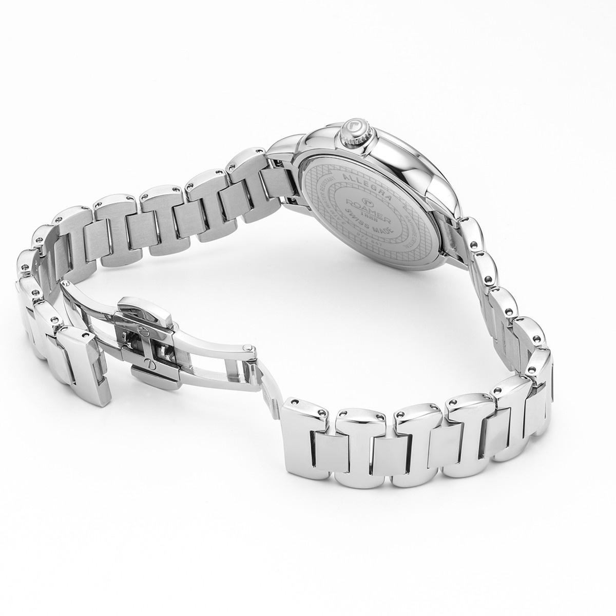 ROAMER Allegra White Pearl Dial 32mm Silver Stainless Steel Bracelet 977847-41-20-20 - 4