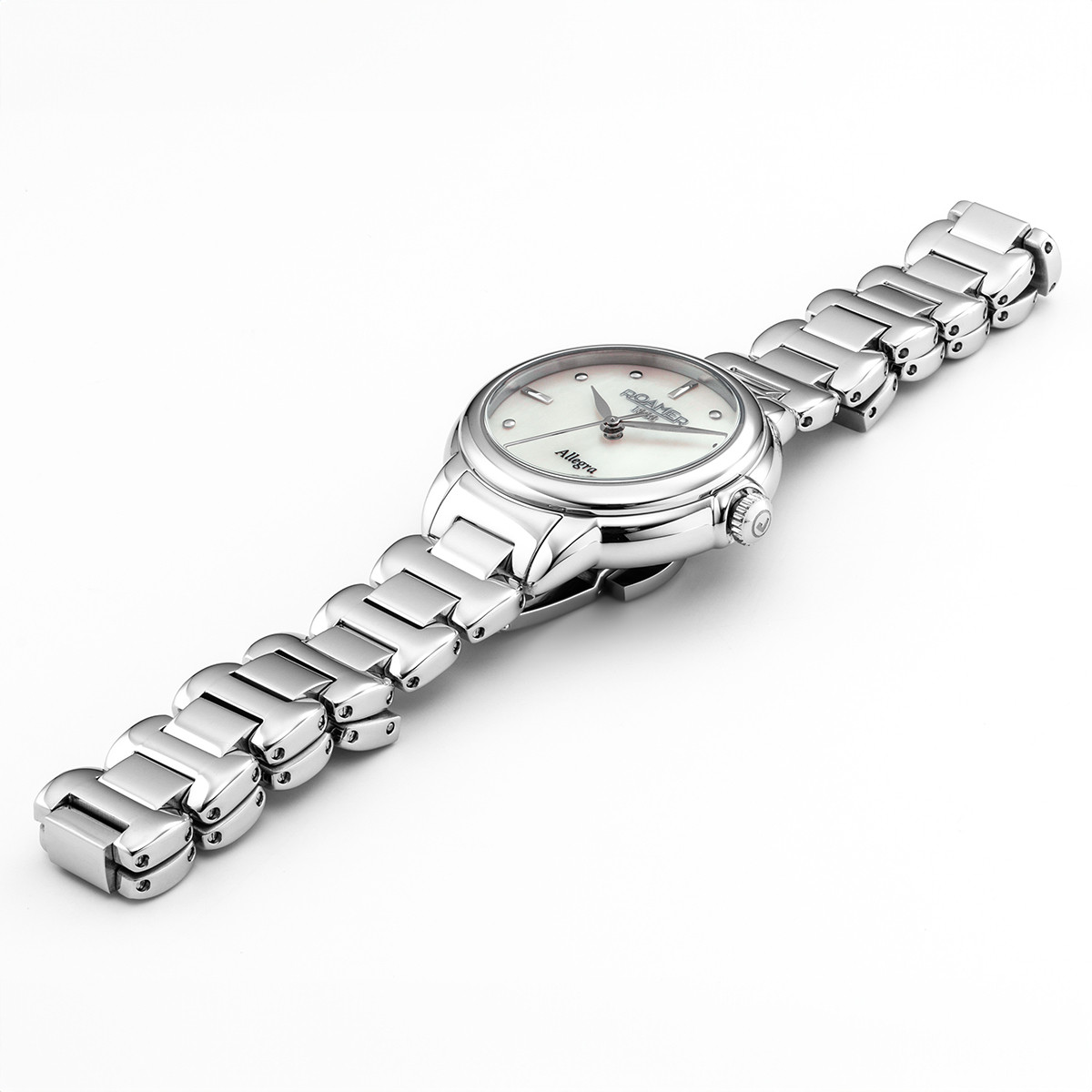 ROAMER Allegra White Pearl Dial 32mm Silver Stainless Steel Bracelet 977847-41-20-20 - 3