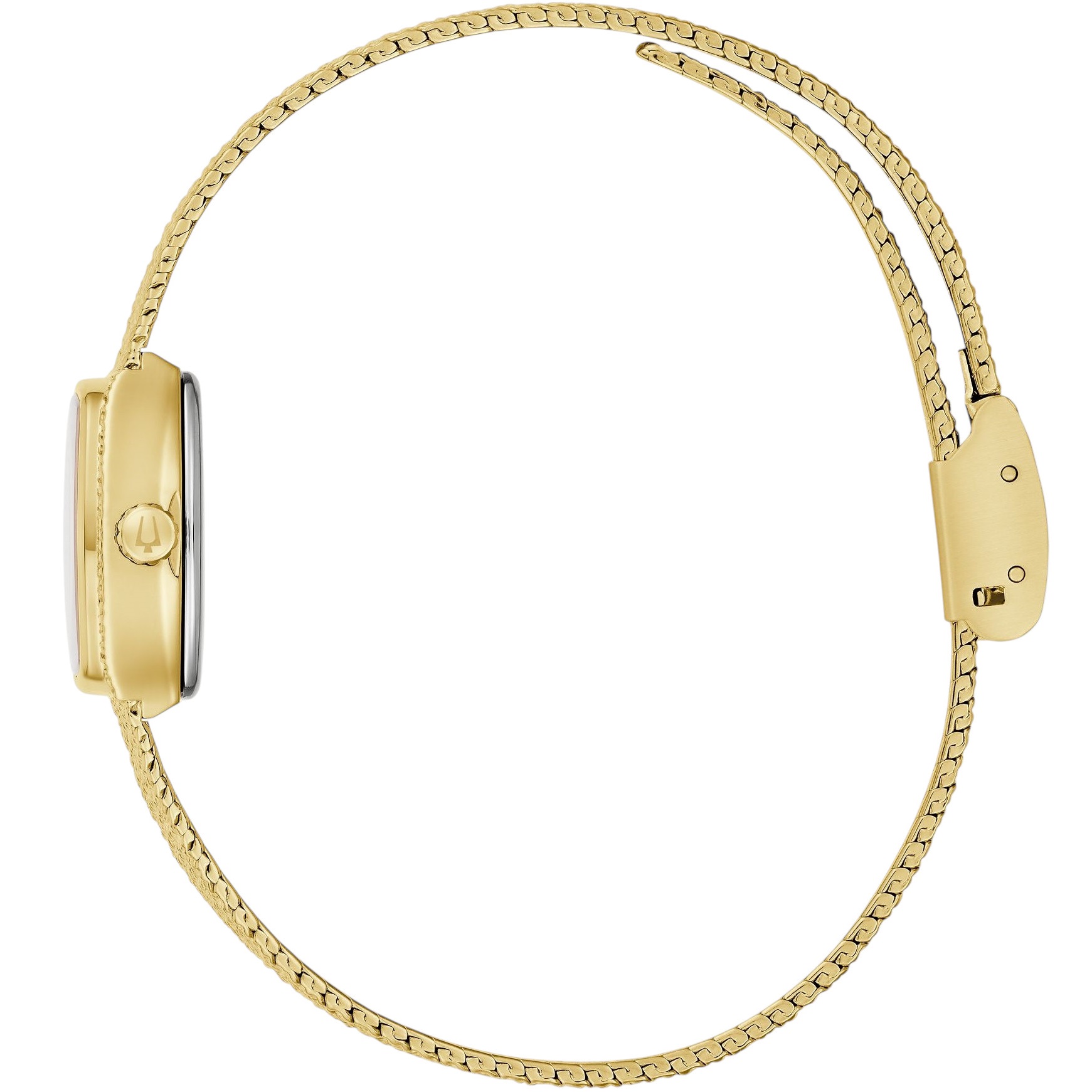 BULOVA Goddes Of Time Green Malachite Dial 17mm Gold Stainless Steel Mesh Bracelet 97L184 - 4