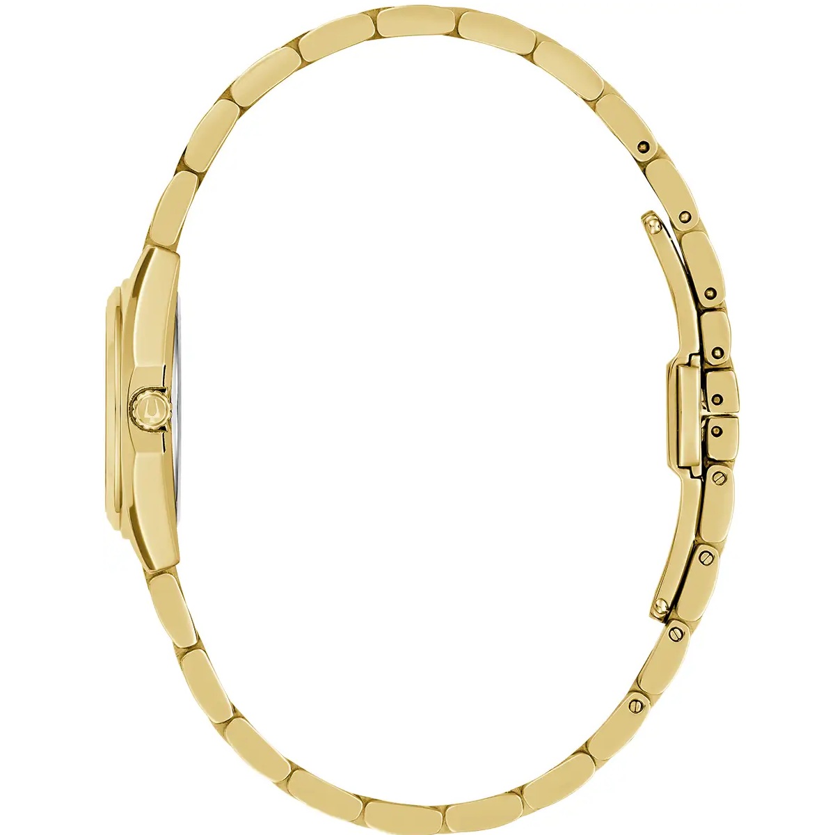 BULOVA Surveyor Mini White Dial 22.7mm Gold Stainless Steel Bracelet 97L190 - 