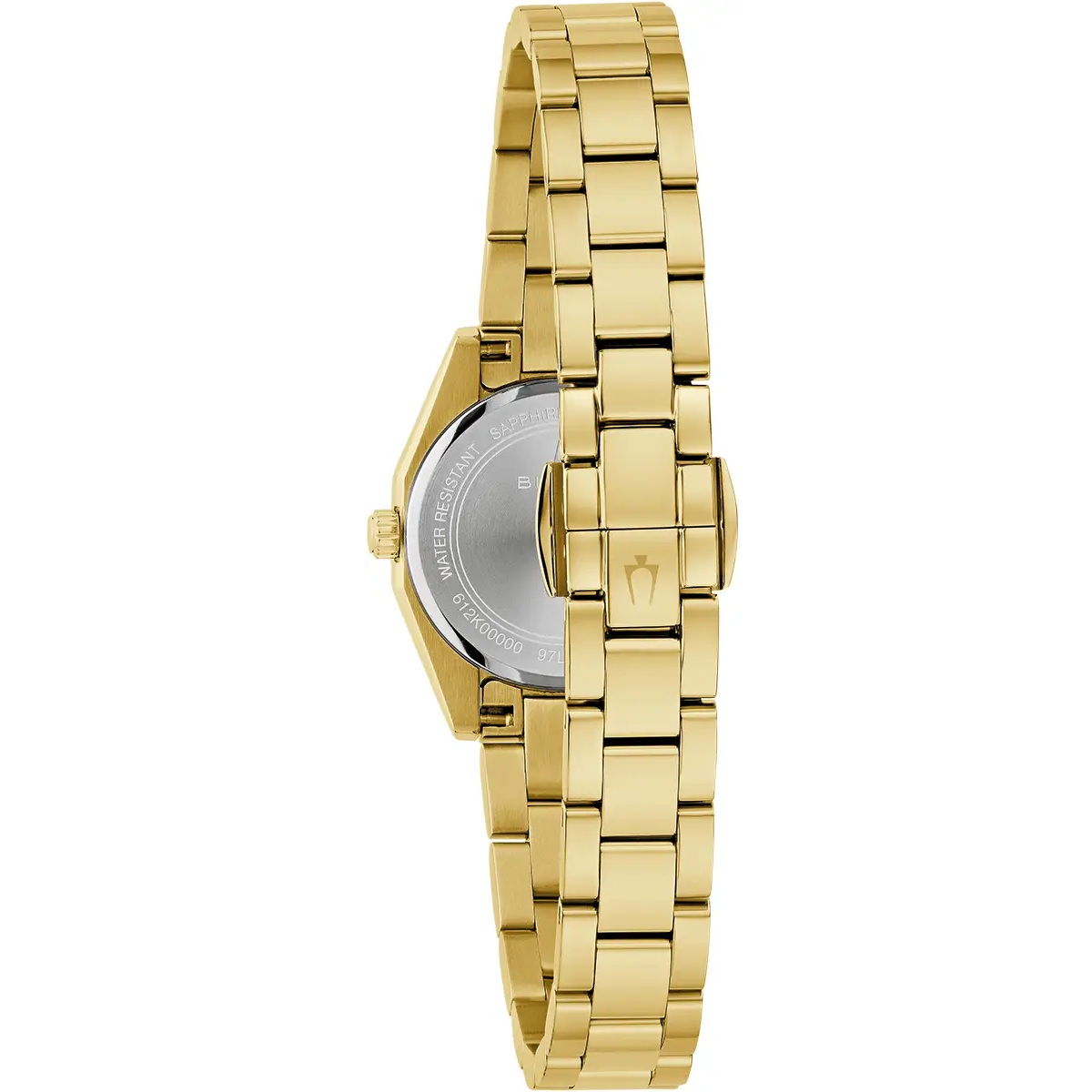 BULOVA Surveyor Mini White Dial 22.7mm Gold Stainless Steel Bracelet 97L190 - 3