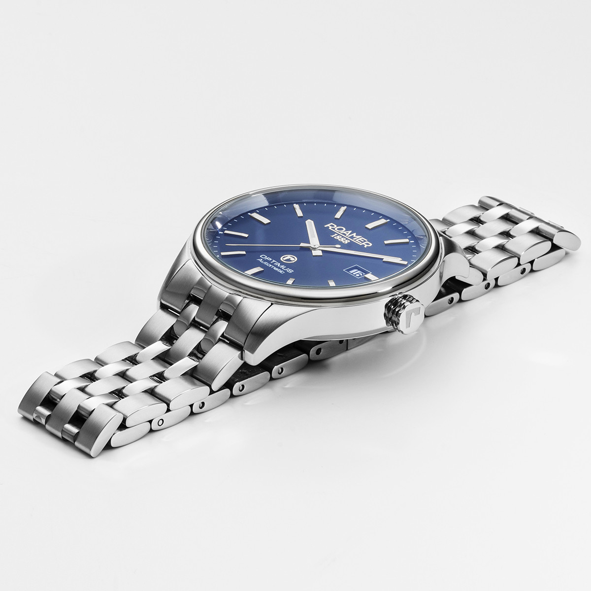 ROAMER Optimus Automatic Blue Dial 42mm Silver Stainless Steel Bracelet 983983-41-45-50 - 3