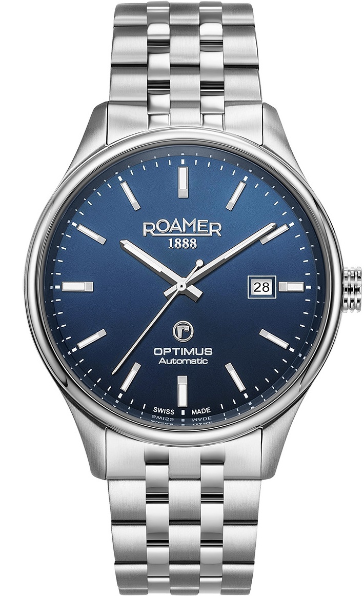 ROAMER Optimus Automatic Blue Dial 42mm Silver Stainless Steel Bracelet 983983-41-45-50 - 1