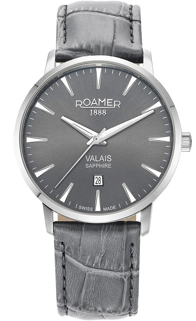 ROAMER Valais Box Set Grey Dial 42mm Silver Stainless Steel Mesh Bracelet 988833-41-55-05 - 3