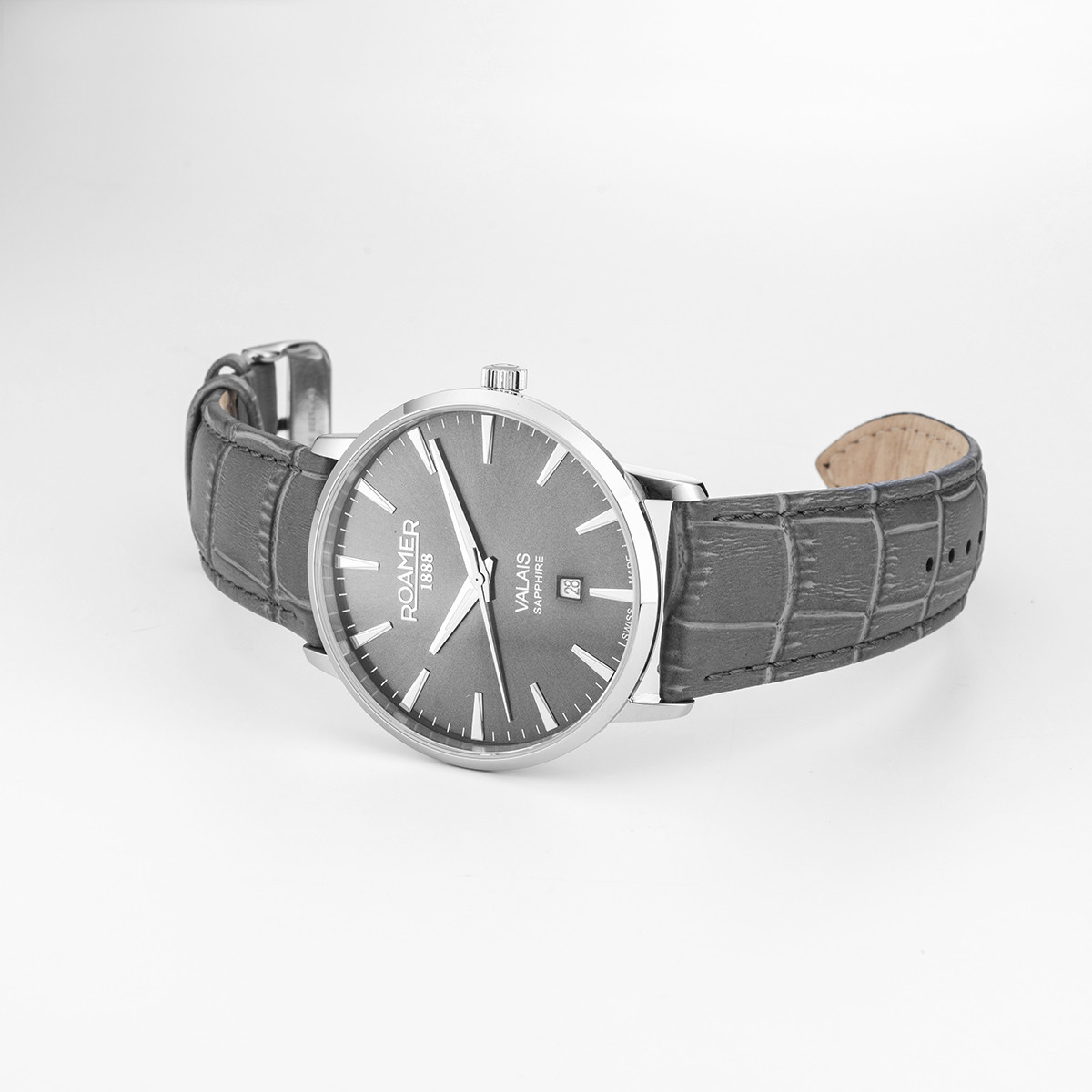 ROAMER Valais Box Set Grey Dial 42mm Silver Stainless Steel Mesh Bracelet 988833-41-55-05 - 5