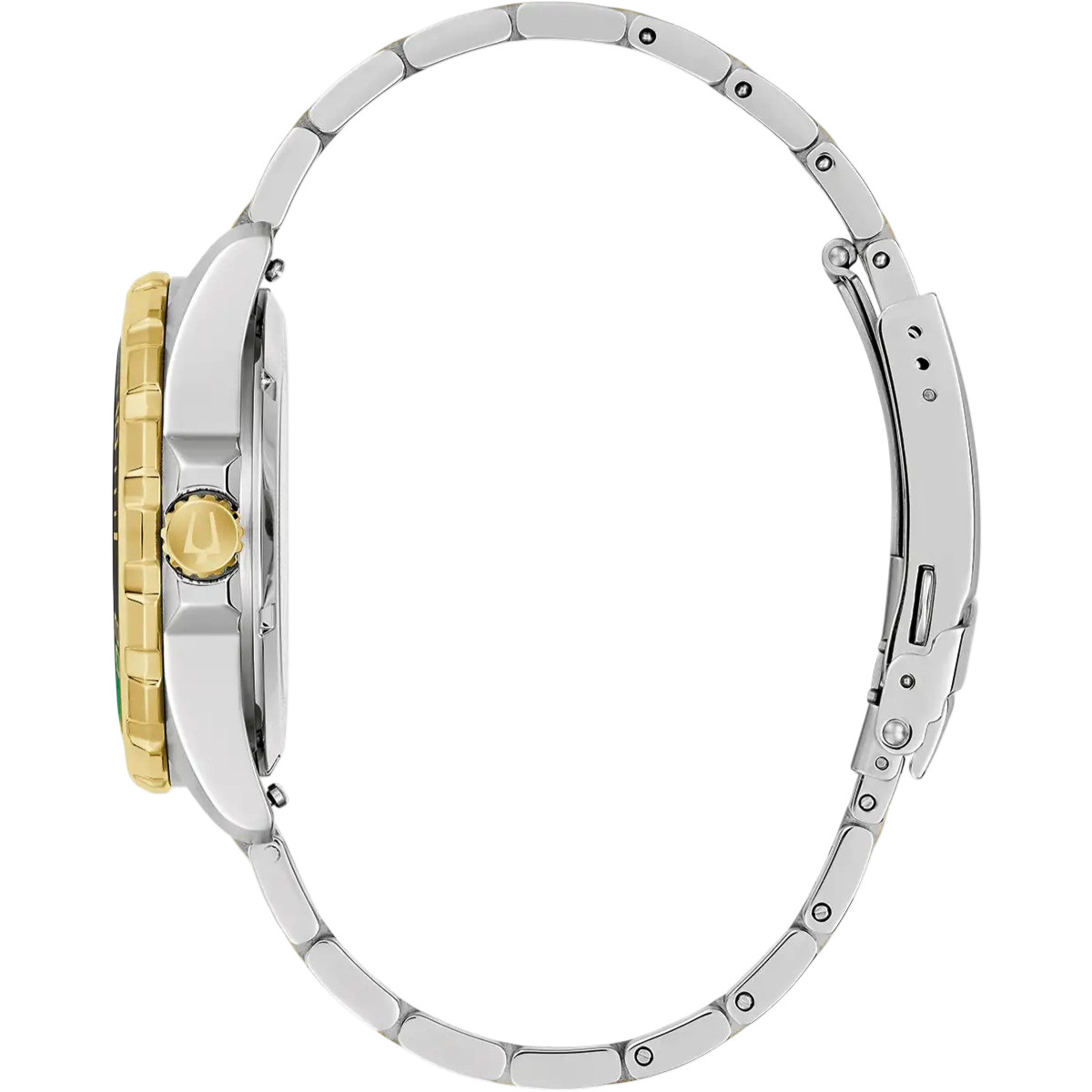 BULOVA Marine Star Series B Automatic Green Dial 41mm Two-Tone Gold Stainless Steel Bracelet 98B467 - 3