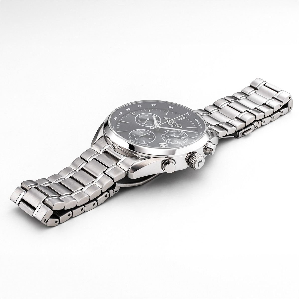 ROAMER Pro Chrono Gray Dial 43.5mm Silver Stainless Steel Bracelet 993819-41-85-20 - 3