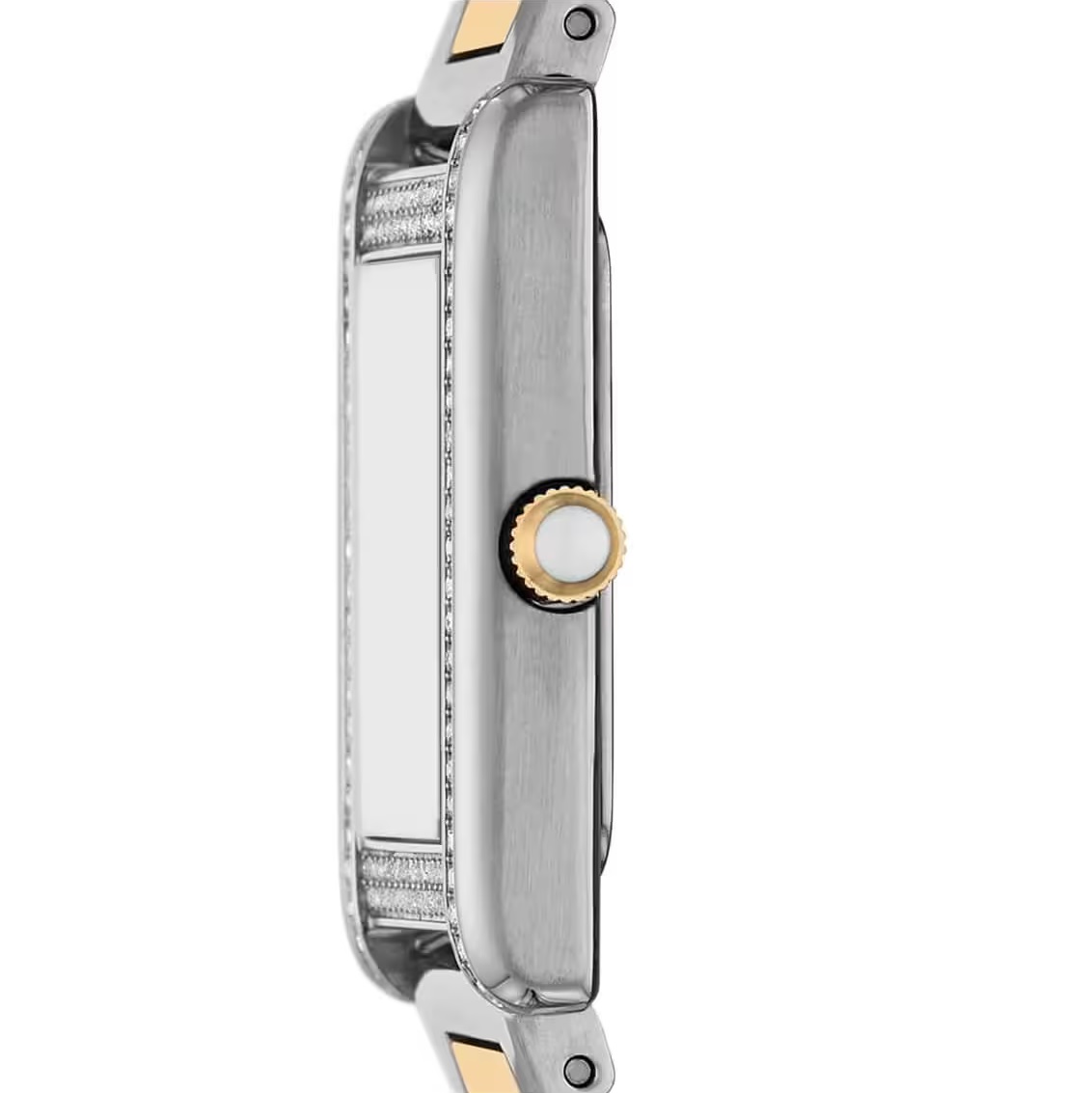 EMPORIO ARMANI Genni Crystals White Pearl Dial 22mm Two Tone Gold Stainless Steel Bracelet AR11642 - 6