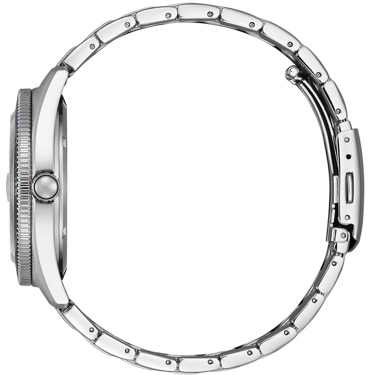 CITIZEN Marine Sports Eco-Drive Green Dial 43mm Silver Stainless Steel Bracelet AW1880-55X - 3