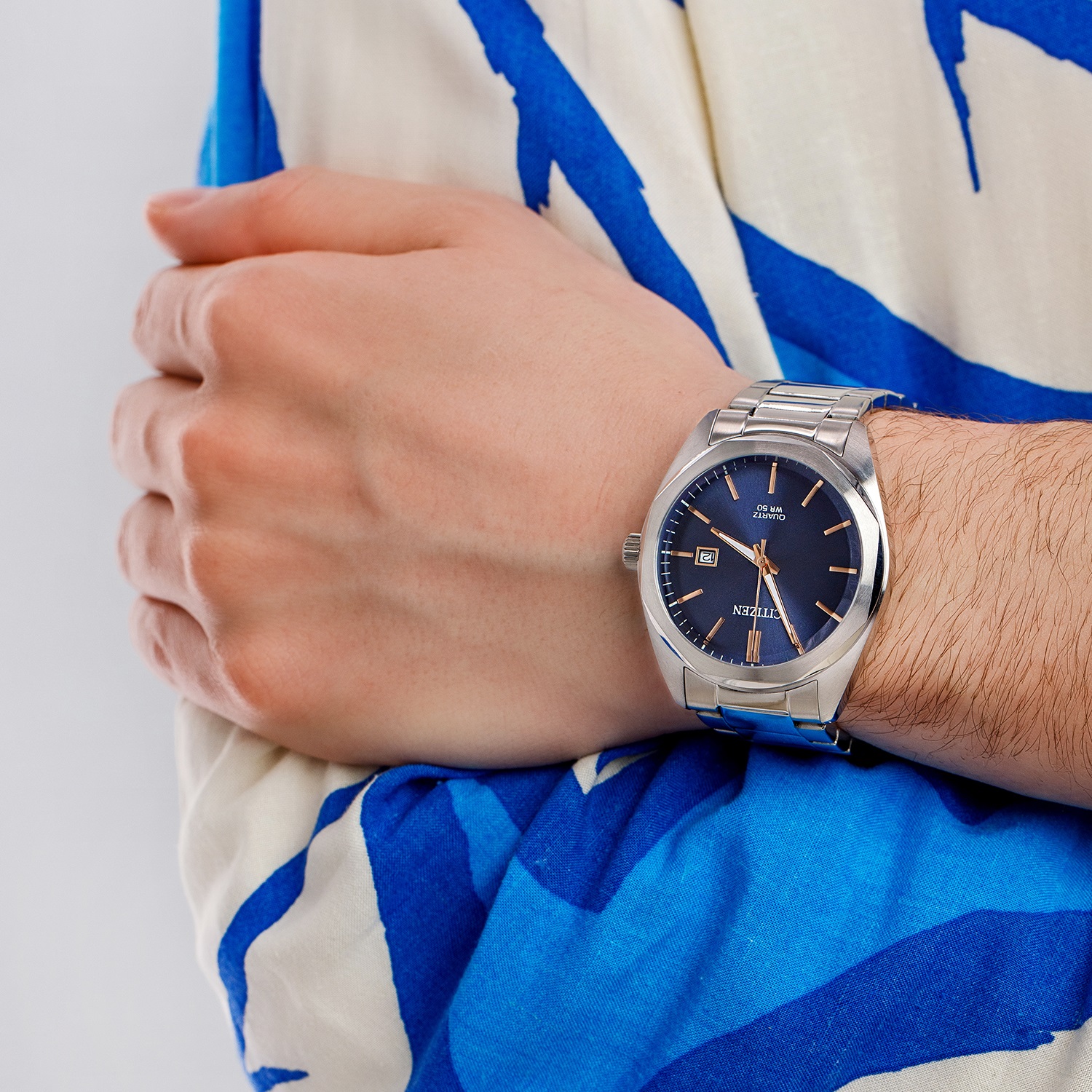 CITIZEN Elegant Collection Quartz Blue Dial 41mm Silver Stainless Steel Bracelet BI5110-54H - 3