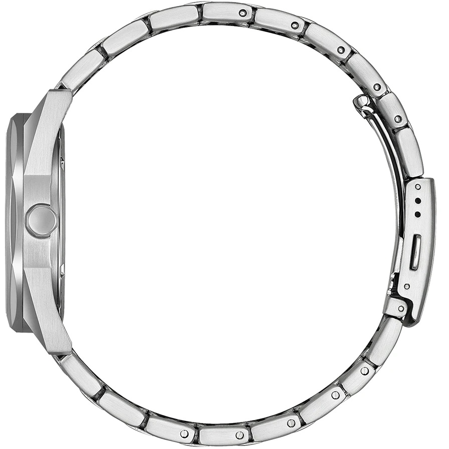 CITIZEN Striking Eco-Drive Blue Dial 38mm Silver Stainless Steel Bracelet BM7620-83M - 