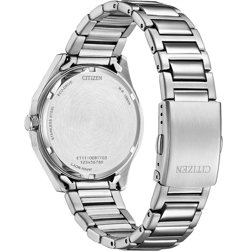 CITIZEN Striking Eco-Drive Blue Dial 38mm Silver Stainless Steel Bracelet BM7620-83M - 3