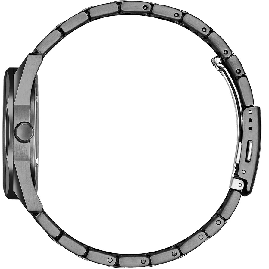 CITIZEN Striking Eco-Drive Gray Dial 38mm Gray Stainless Steel Bracelet BM7625-80H - 