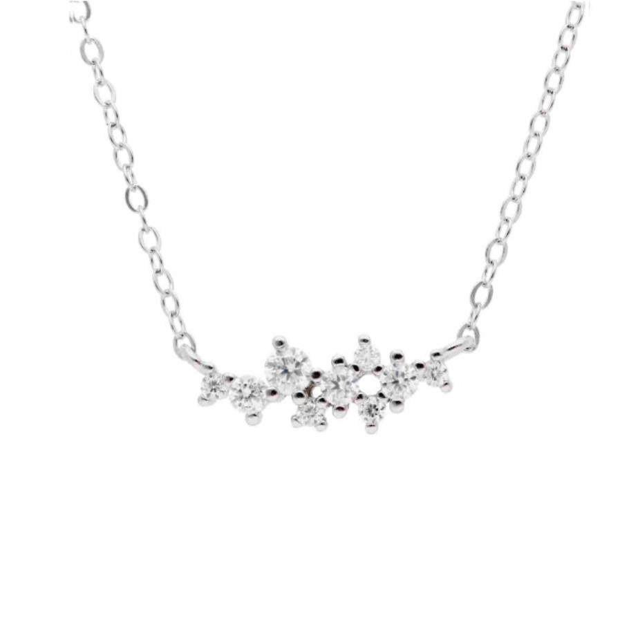 ΚΟΛΙΕ BRIZZLING Ασήμι 925° με Διαμάντια Μοϊσανίτη BMP2054 - 