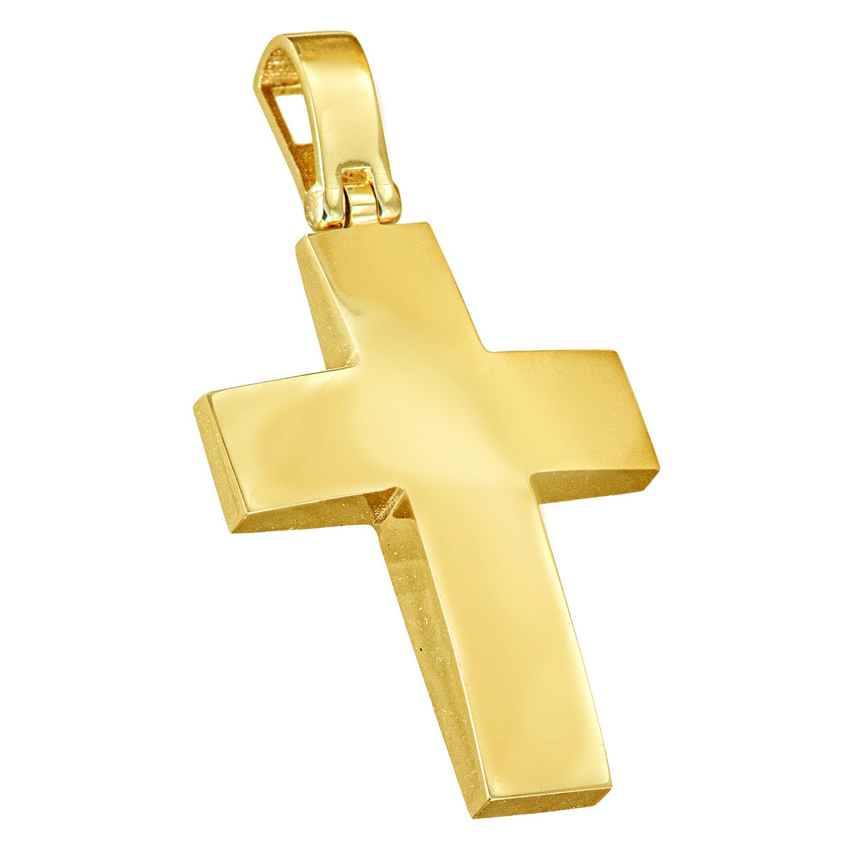 ΣΤΑΥΡΟΣ Ανδρικός SENZIO Collection K14 από Κίτρινο Χρυσό 5LAV.CRSP113 - 