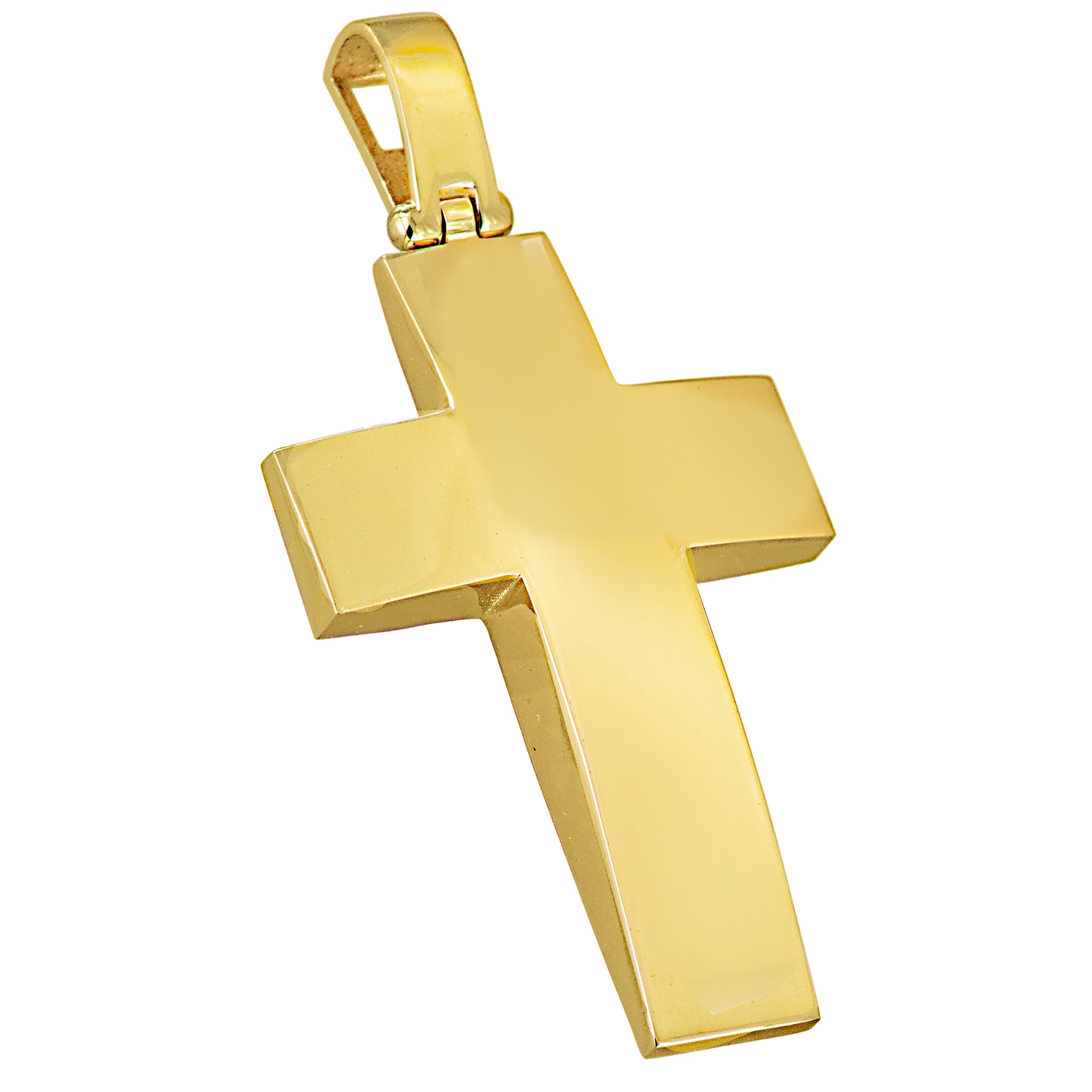 ΣΤΑΥΡΟΣ Ανδρικός SENZIO Collection K14 από Κίτρινο Χρυσό 5LAV.CRSP115 - 