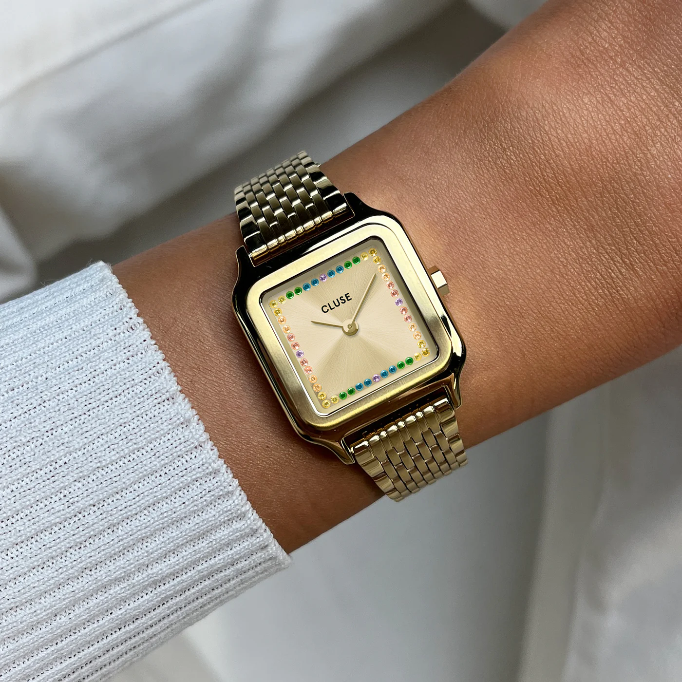CLUSE Gracieuse Petite Gold Dial 24mm Gold Stainless Steel Bracelet CW11823 - 4