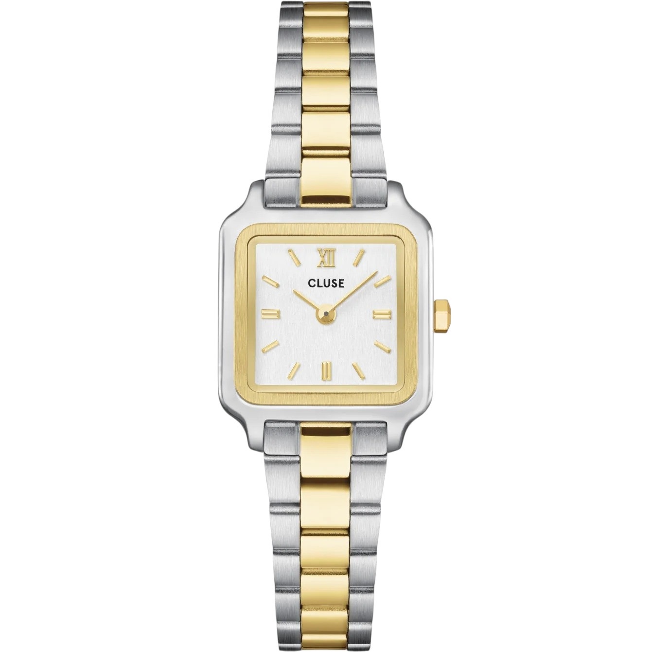 CLUSE Gracieuse  Mini White Dial 21mm Two-Tone Gold and Silver Stainless Steel Bracelet CW15501 - 