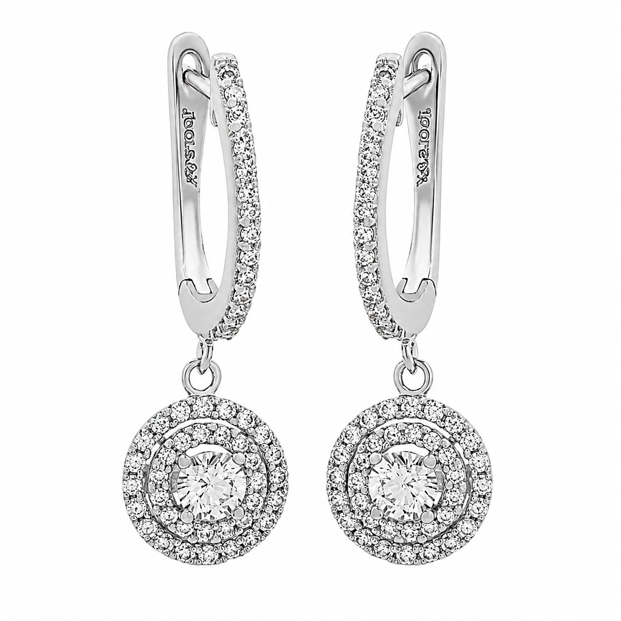 JOOLS Rosette Earrings from Silver 925° with Synthetic Stones DM0581-1E