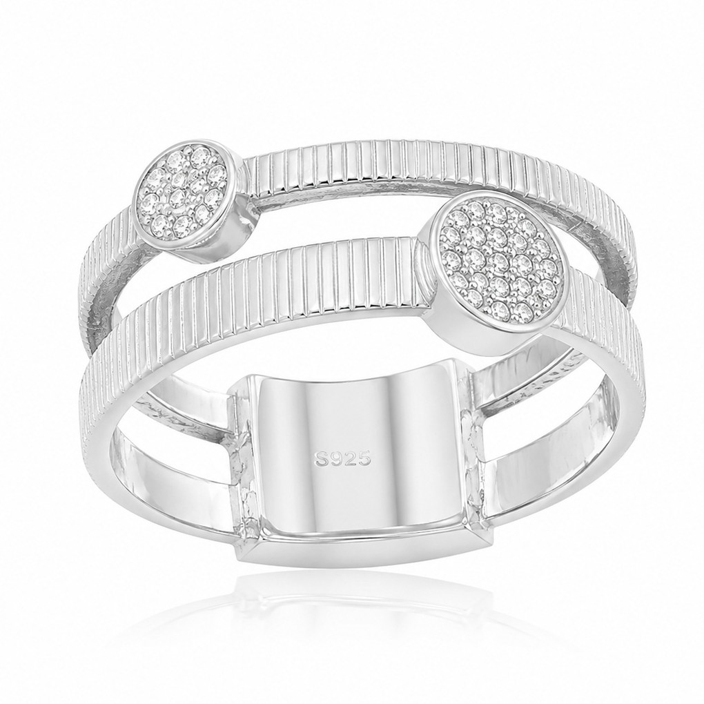JOOLS Women's RING from Silver 925° with Synthetic Stones DM3403-GTSDR - 