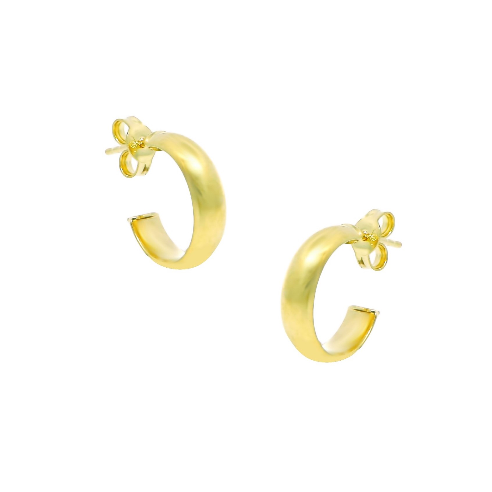 ΣΚΟΥΛΑΡΙΚΙΑ Κρίκοι SENZIO Collection Κ9 Κίτρινο Χρυσό E-SK075ROU.K9