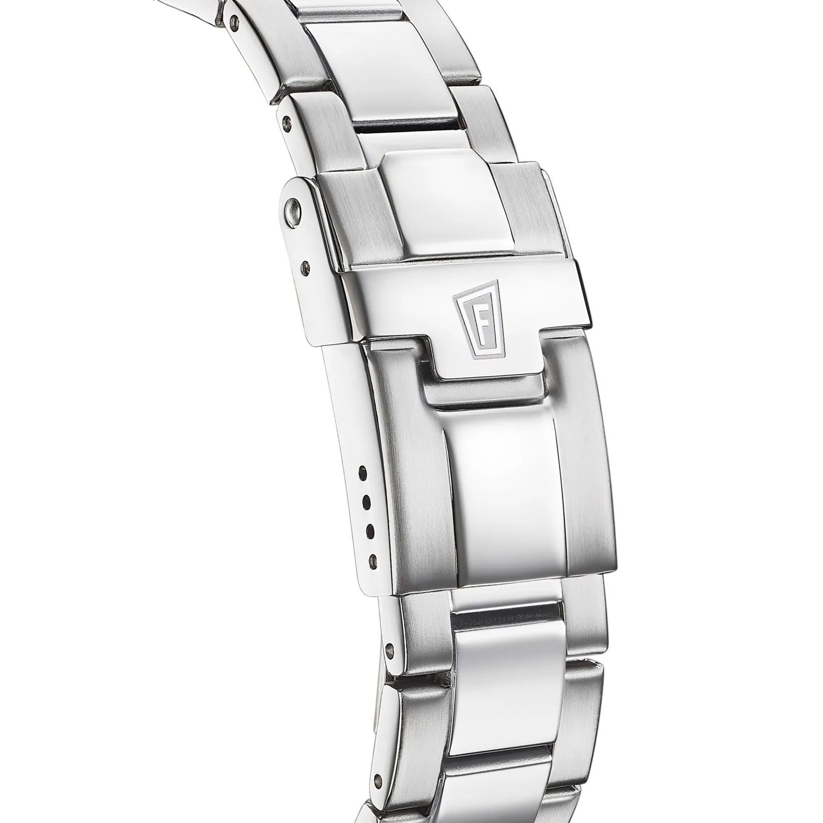 FESTINA Boyfriend Crystals Chronograph Rose Gold Dial 39mm Silver Stainless Steel Bracelet F20603/7 - 